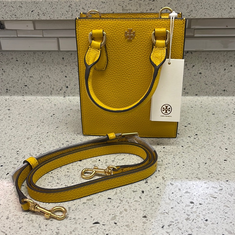 🌸🌺TORY BURCH BLAKE MINI SHOPPER IN GOLDFINCH🌸🌺